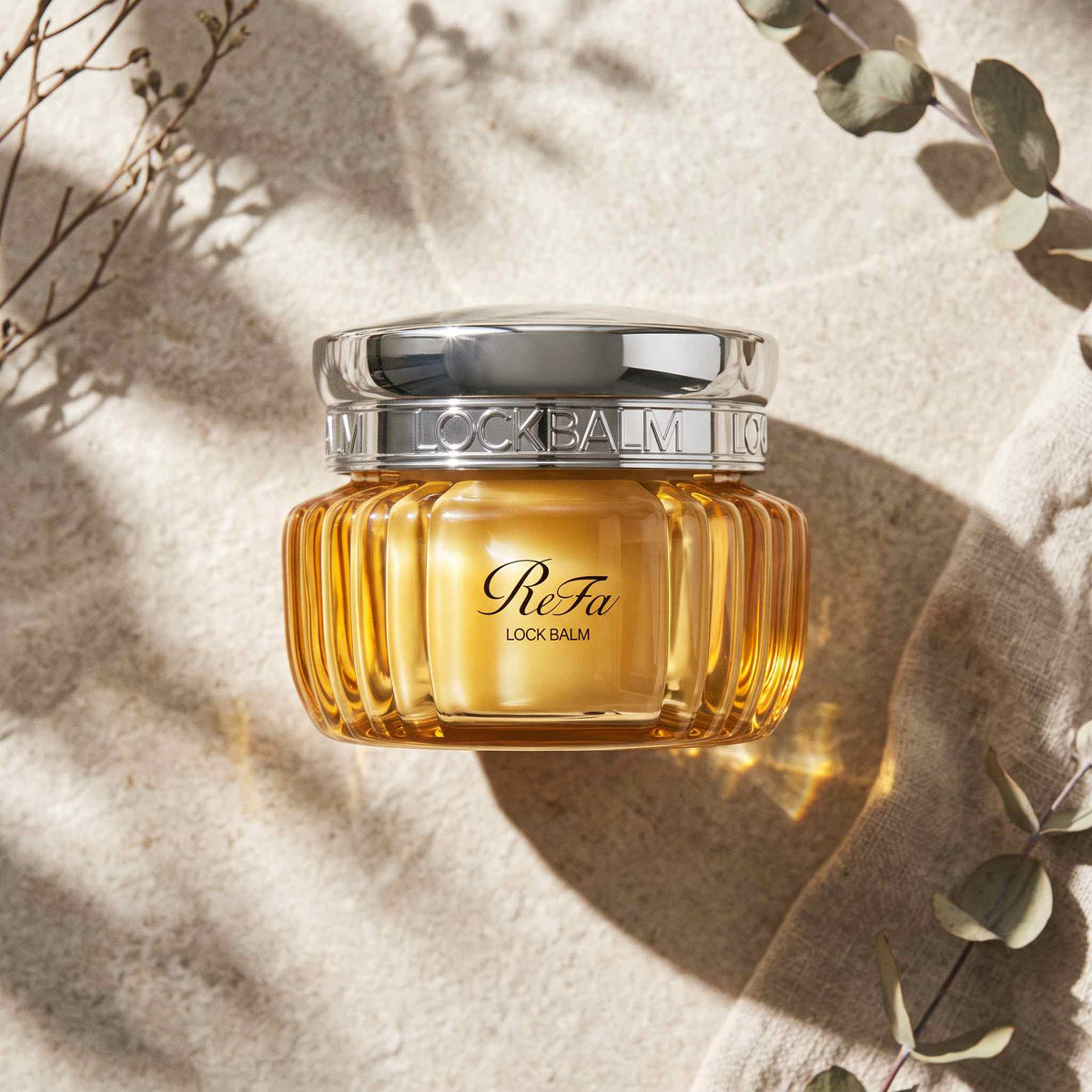 ReFa Lock Balm 50g — TOP ANGLE lifestyle image