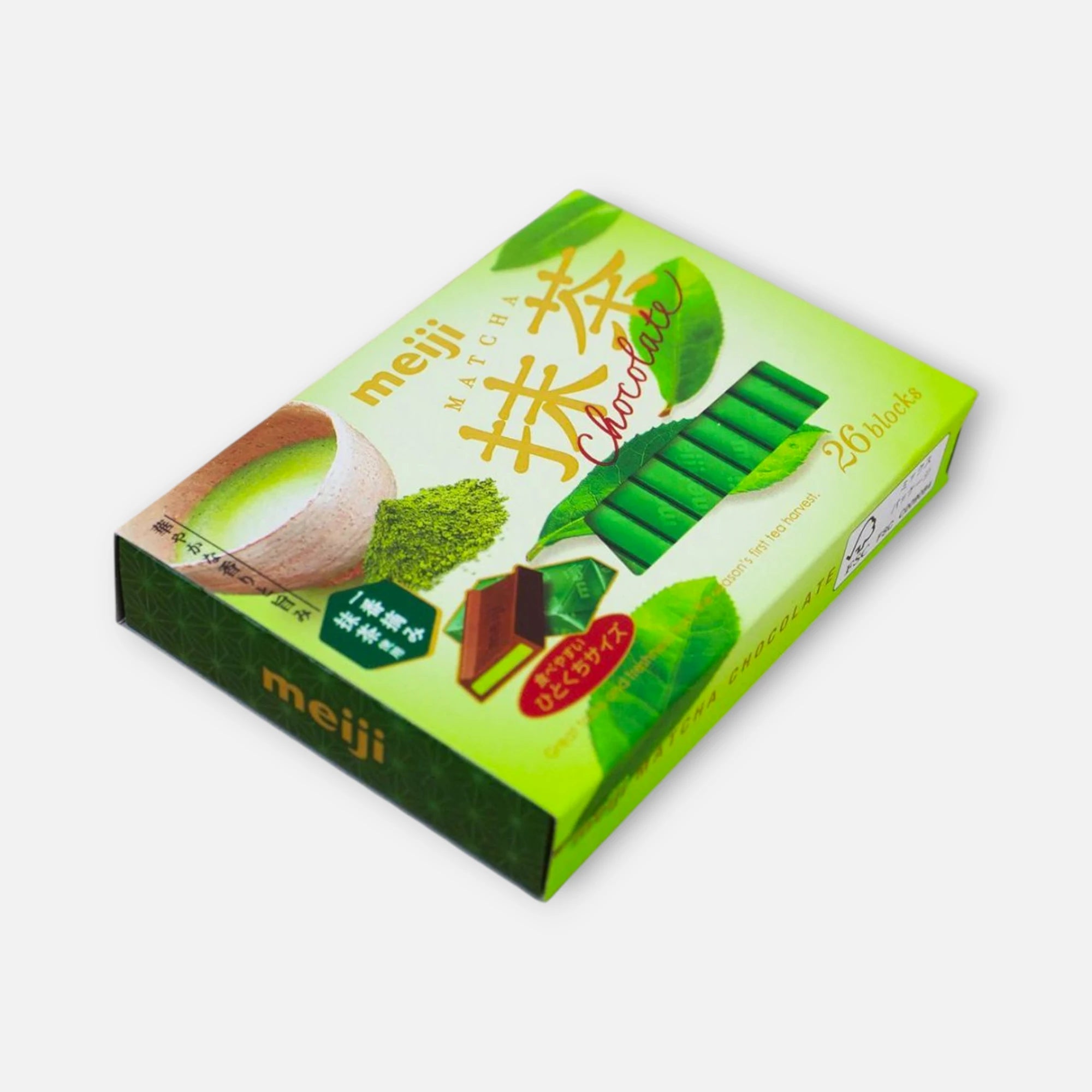 Meiji Matcha Chocolate Box (26 Pieces)