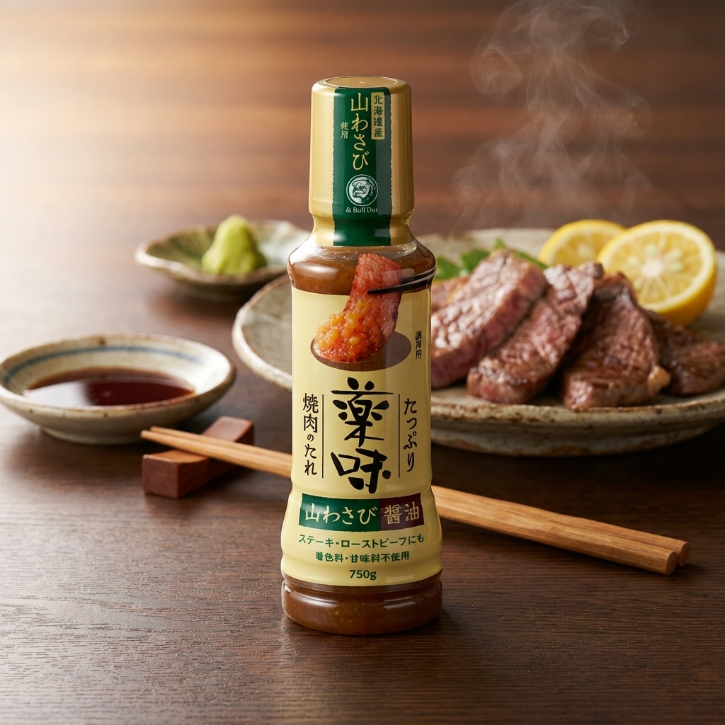 Bull-Dog Wasabi Shoyu Barbecue Sauce 240g