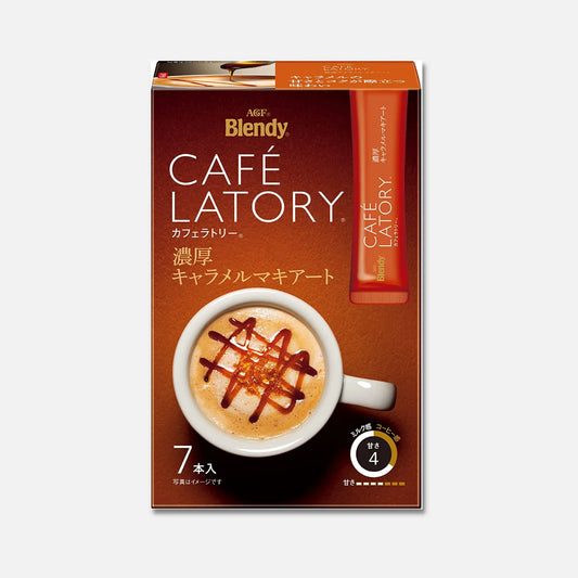 Blendy Café Latory Caramel Macchiato 11.5g (Pack of 7) - Buy Me Japan