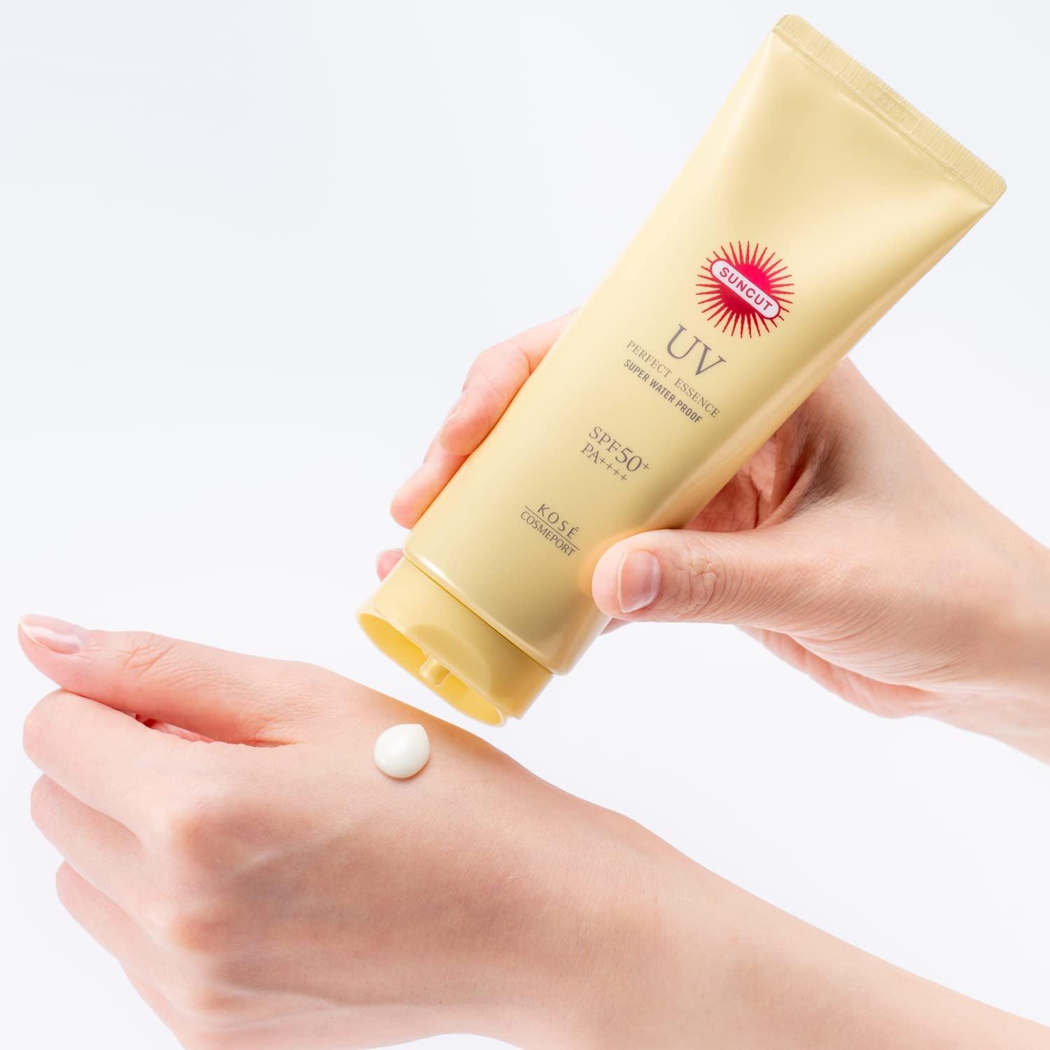Kose Sun Cut UV Perfect Essence SPF 50+ PA++++ 110g - Buy Me Japan