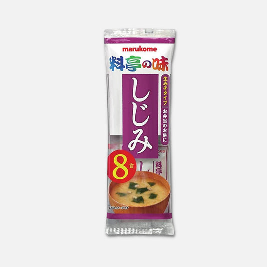 Marukome Ryotei No Aji Miso Soup Shijimi 17g (Pack of 8) - Buy Me Japan