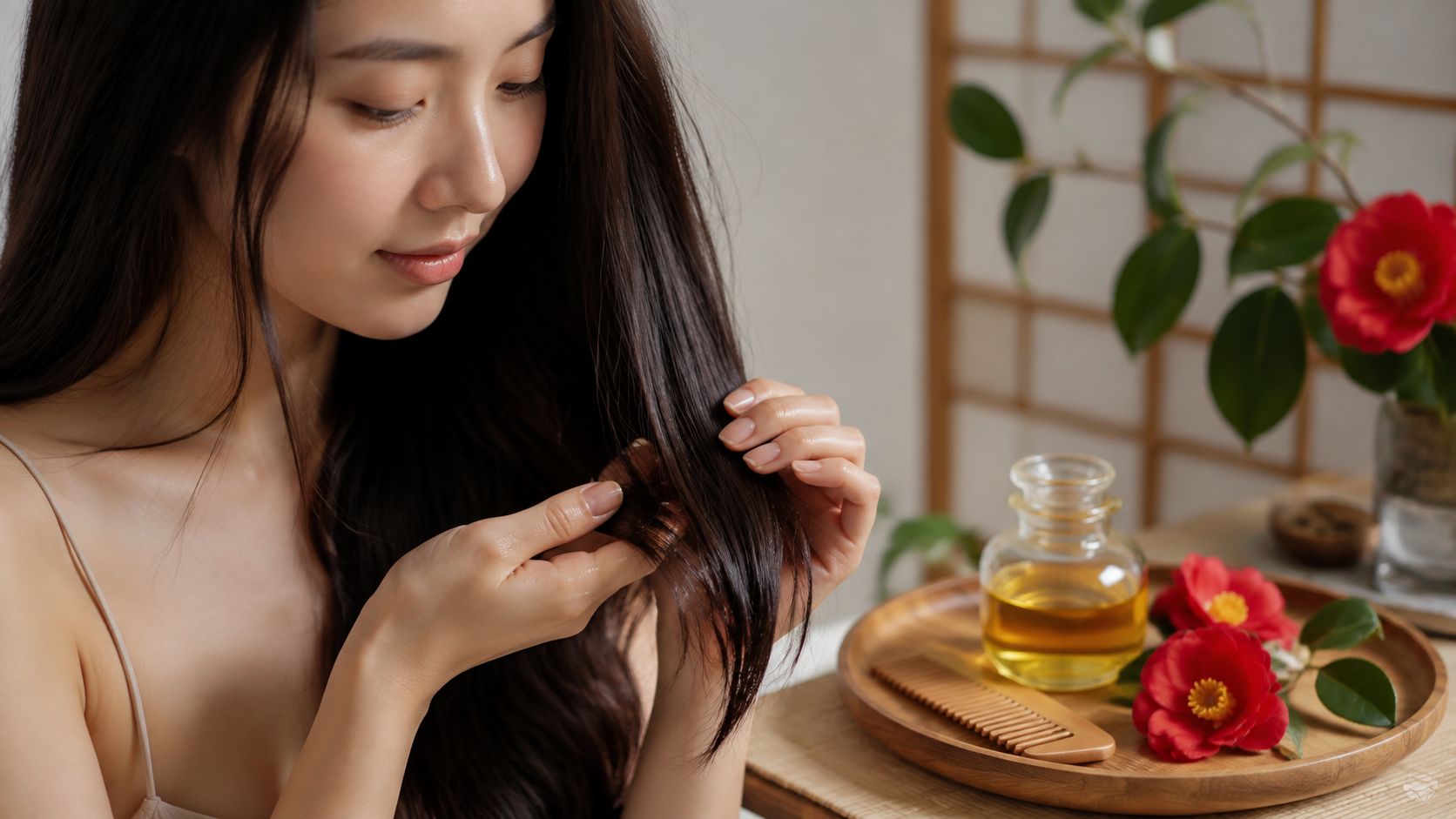 How to Prevent Split Ends Naturally: Japanese Hair Care