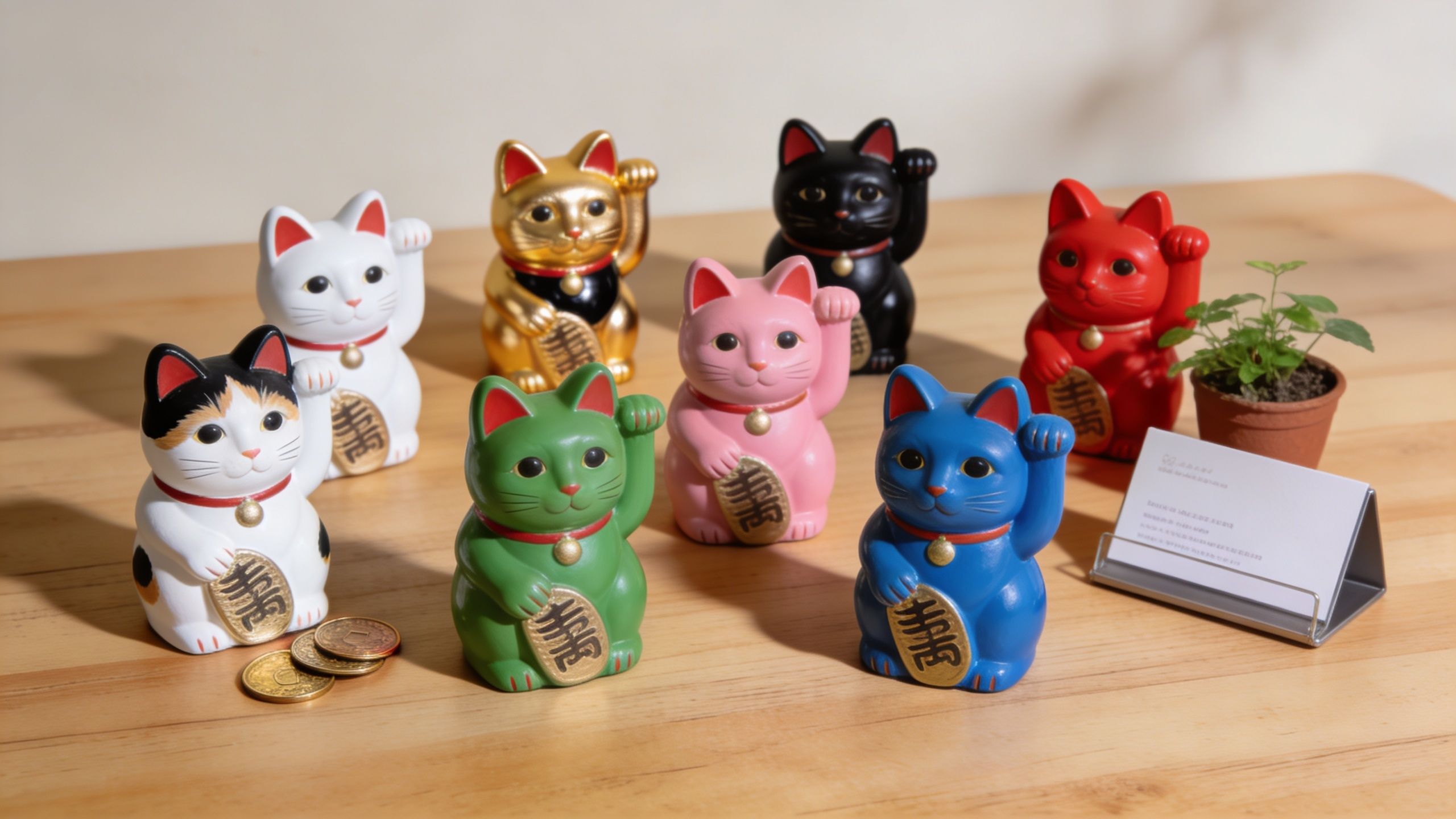Maneki Neko Cat Color Meanings: A Guide to Good Fortune