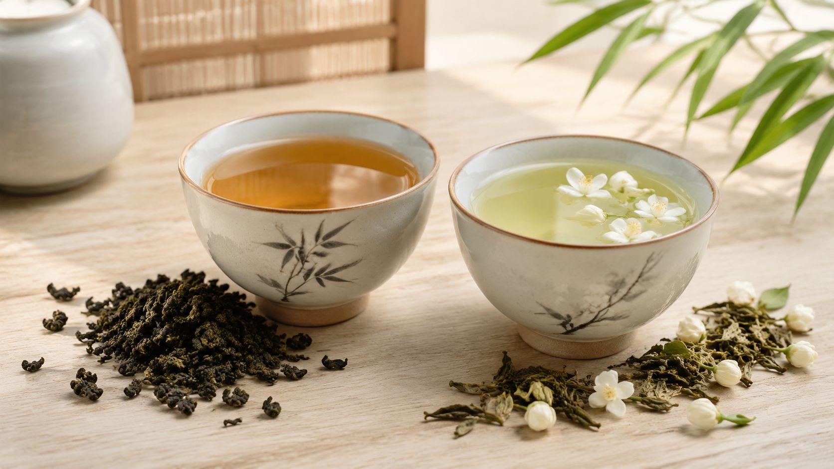 Oolong and Jasmine Tea: A Guide to Flavor and Brewing