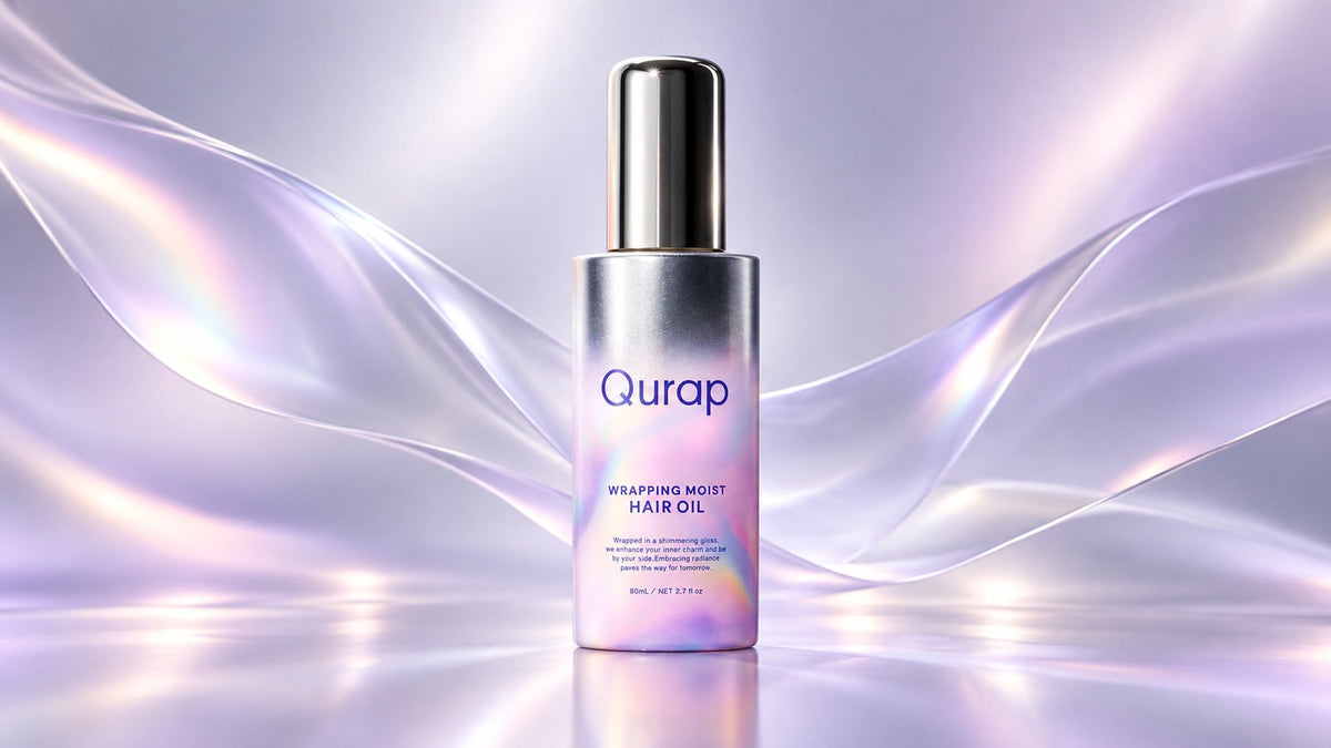 Qurap Wrapping Moist Hair Oil collection hero