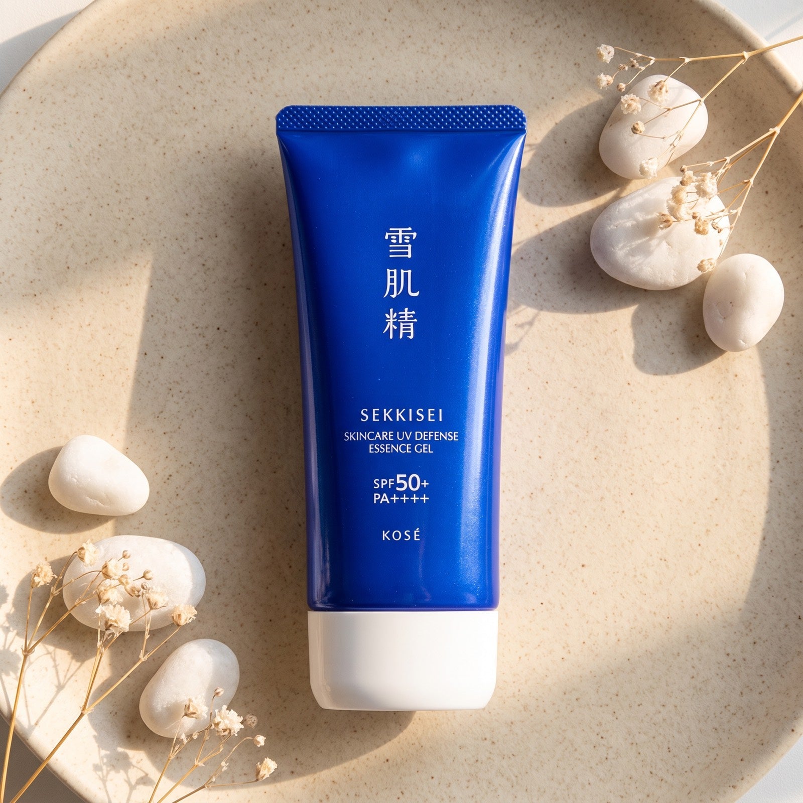 Kose Sekkisei Skincare UV Gel SPF 50+ PA++++ 90g — GIFT TOP ANGLE