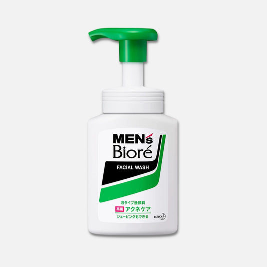Biore Men's Acne Care Facial Foam Cleanser 150ml - Buy Me Japan