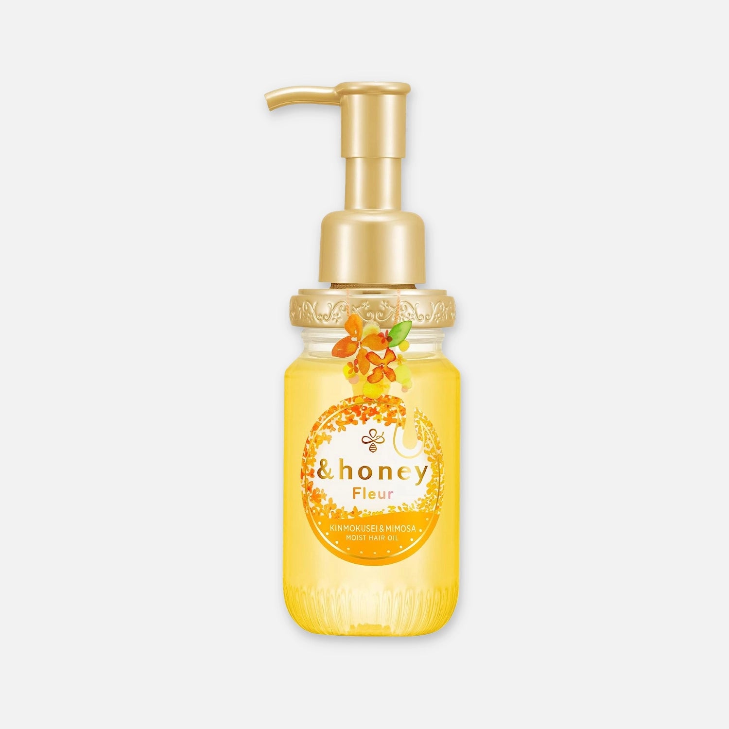 & Honey Fleur Kinmokusei & Mimosa Hair Oil 100ml - Buy Me Japan