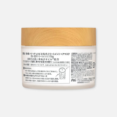 Wanomi Rice Oil Hair Mask Treatment 170g - Buy Me Japan