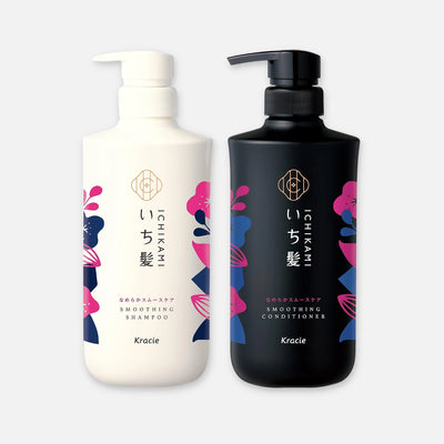Ichikami Smoothing Shampoo & Conditioner Set 480ml Each - Buy Me Japan
