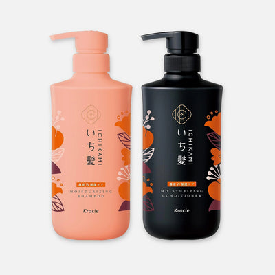 Ichikami Moisturizing Shampoo & Conditioner Set 480ml Each - Buy Me Japan