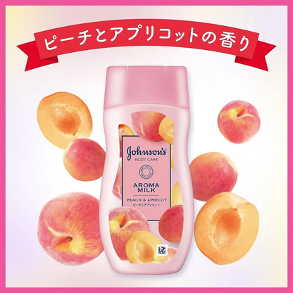 Johnson's Japan Aroma Milk Body Lotion Peach & Apricot 200ml - Buy Me Japan