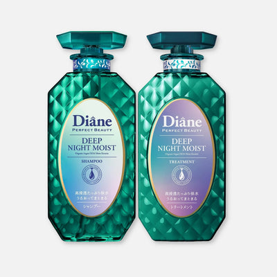 Diane Deep Night Moist Shampoo & Treatment Set 450ml Each - Buy Me Japan