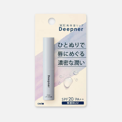 Menturm Deepner Medicated Clear Lip Stick SPF20/PA++ 2.3g - Buy Me Japan
