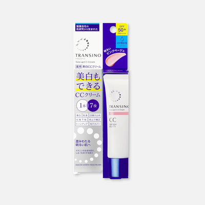 Transino Tone Up CC Cream UV SPF50+/PA++++ 30g (Various Shades) - Buy Me Japan