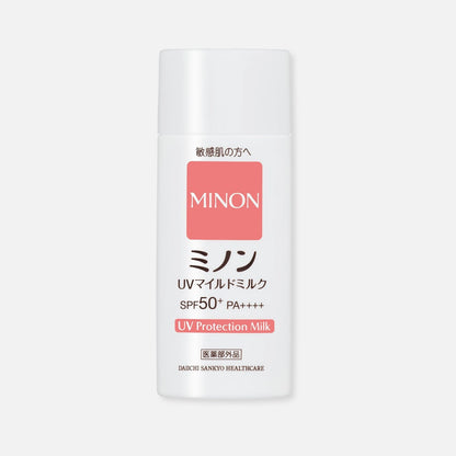 Minon UV Mild Protection Milk SPF50+/PA++++ 80ml - Buy Me Japan