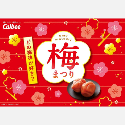 Calbee Kata Age Crunchy Ume Potato Chips 60g