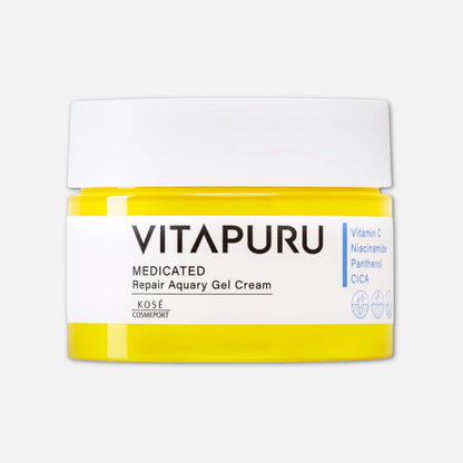 Kose Vitapuru Medicated Repair Aquary Gel Cream 90g
