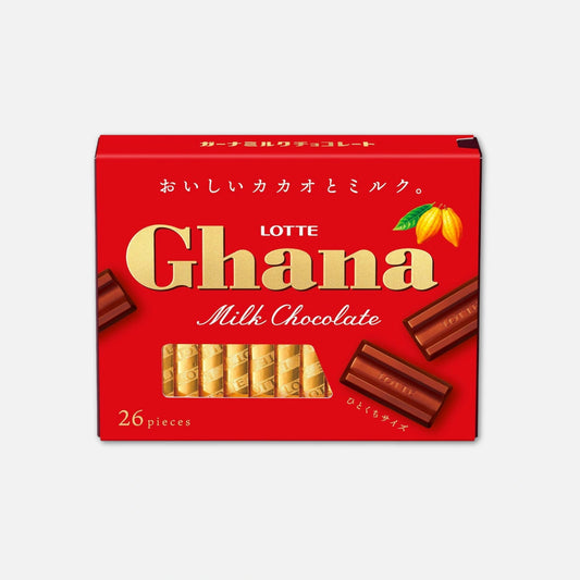 Boîte de chocolat au lait Lotte Ghana (26 pièces)
