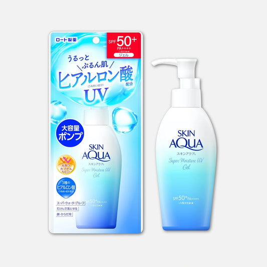 Skin Aqua UV Super Moisture Gel Pump SPF 50+ PA++++ 140g