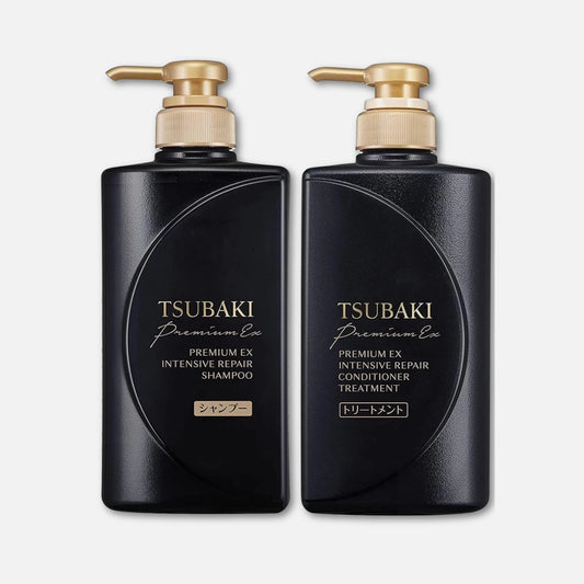 Tsubaki Premium EX Ensemble de shampooing et de traitement réparateurs intensifs 400 ml chacun