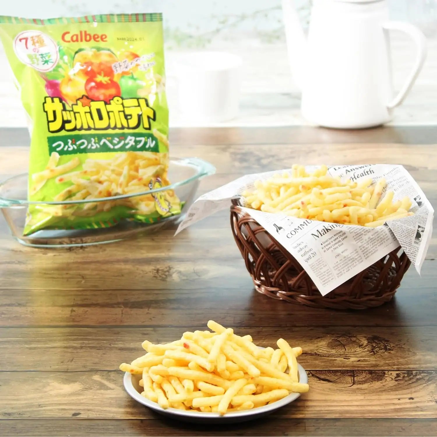 Calbee Sapporo Potato 7 Types of Vegetables 72g