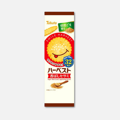 Tohato Harvest Sesame Sweet Biscuits 100g (32 Units)