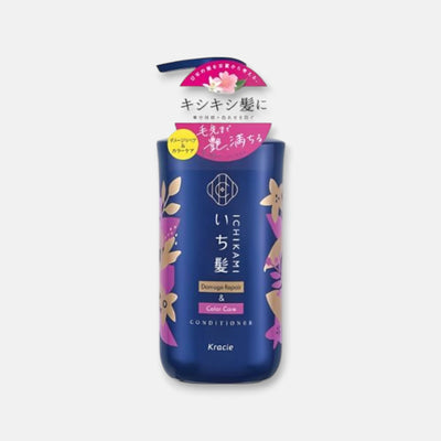 Kracie Ichikami Damage Repair & Color Care Shampoo & Conditioner Set 480ml Each