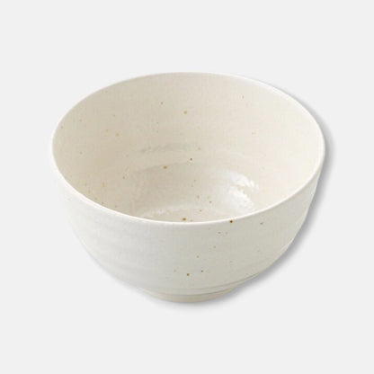 Nitori (Mino Ware) Japanese Ceramic Rice Bowl (Ivory)