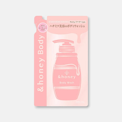 & Honey Melty Moist Rose Body Wash 500ml