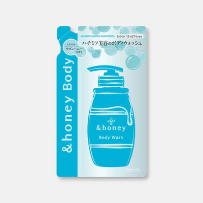 & Honey Clear Gel Body Wash Savon 500ml