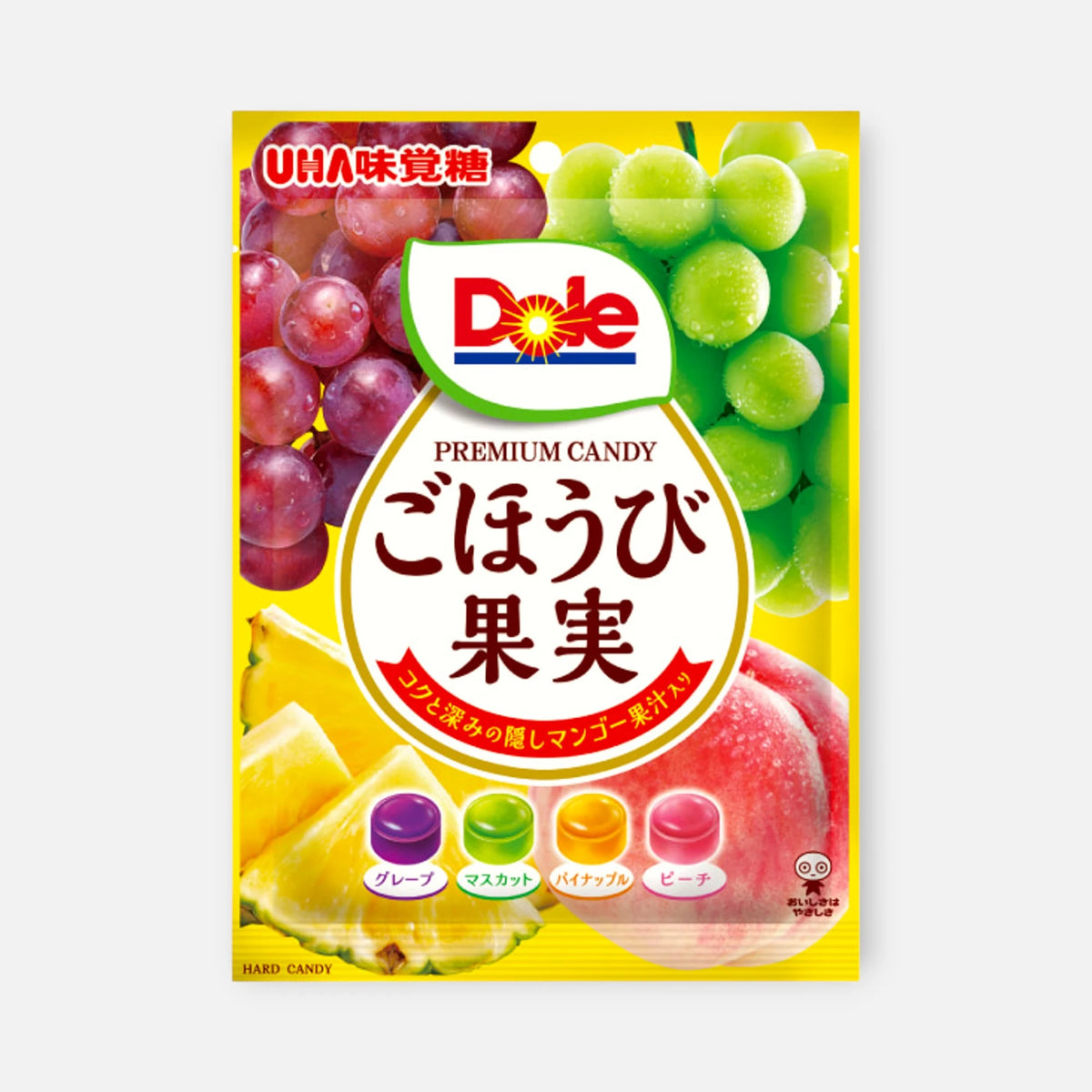 UHA Mikakuto Dole Gohoubi Fruit Candy Assortment 84g