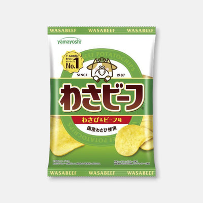 Yamayosh Wasabeef Wasabi & Beef Potato Chips 50g