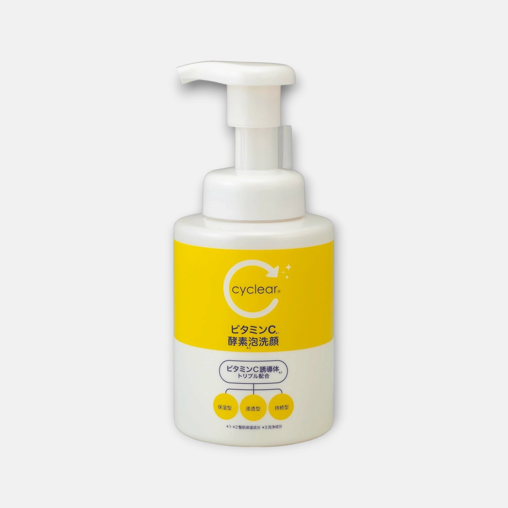 Kumano Cyclear Vitamin C Foam Facial Wash 300ml