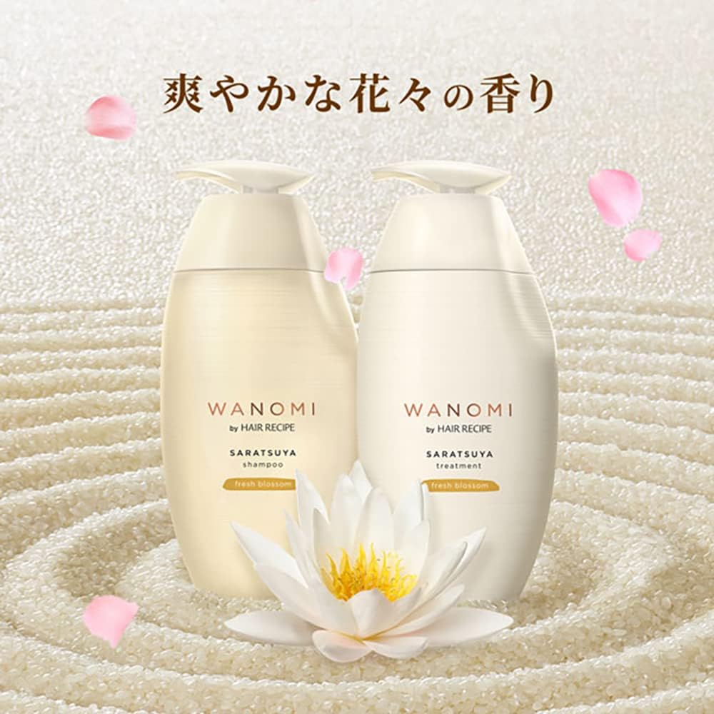 Wanomi Saratsuya Repair Shampoo & Treatment Set 350ml Each - Buy Me Japan