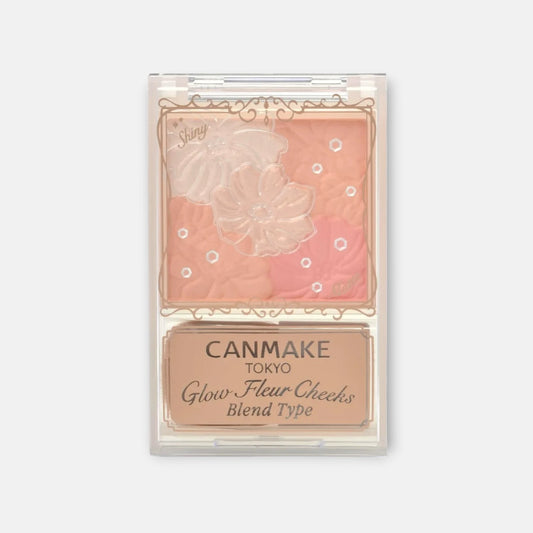 Type de mélange de fard à joues Canmake Glow Fleur Cheeks (différentes nuances)