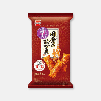 Iwatsuka Seika Inaka No Okaki (Soy Sauce) Rice Crackers (8 units)