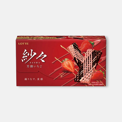 Lotte Sasha Rich Strawberry Chocolate 69g