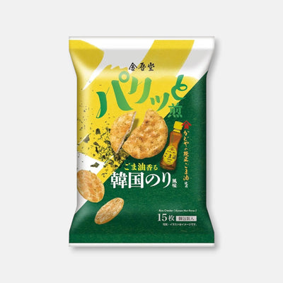 Kingodo Korean Nori Seaweed Flavored Rice Crackers (15 units)