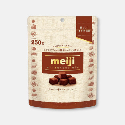 Meiji Milk Chocolate Mini Cubes 250g