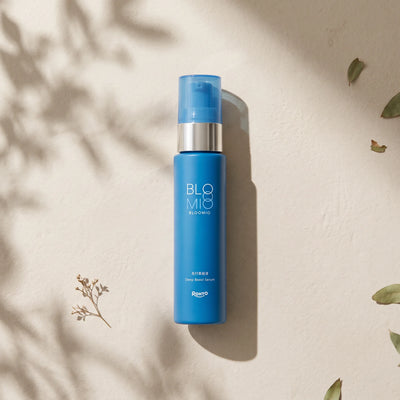 BLOOMIO Deep Boost Serum 50g — TOP ANGLE lifestyle view