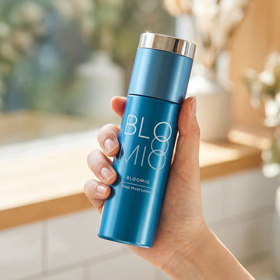 BLOOMIO Deep Moist Lotion 145ml — ON HAND lifestyle view