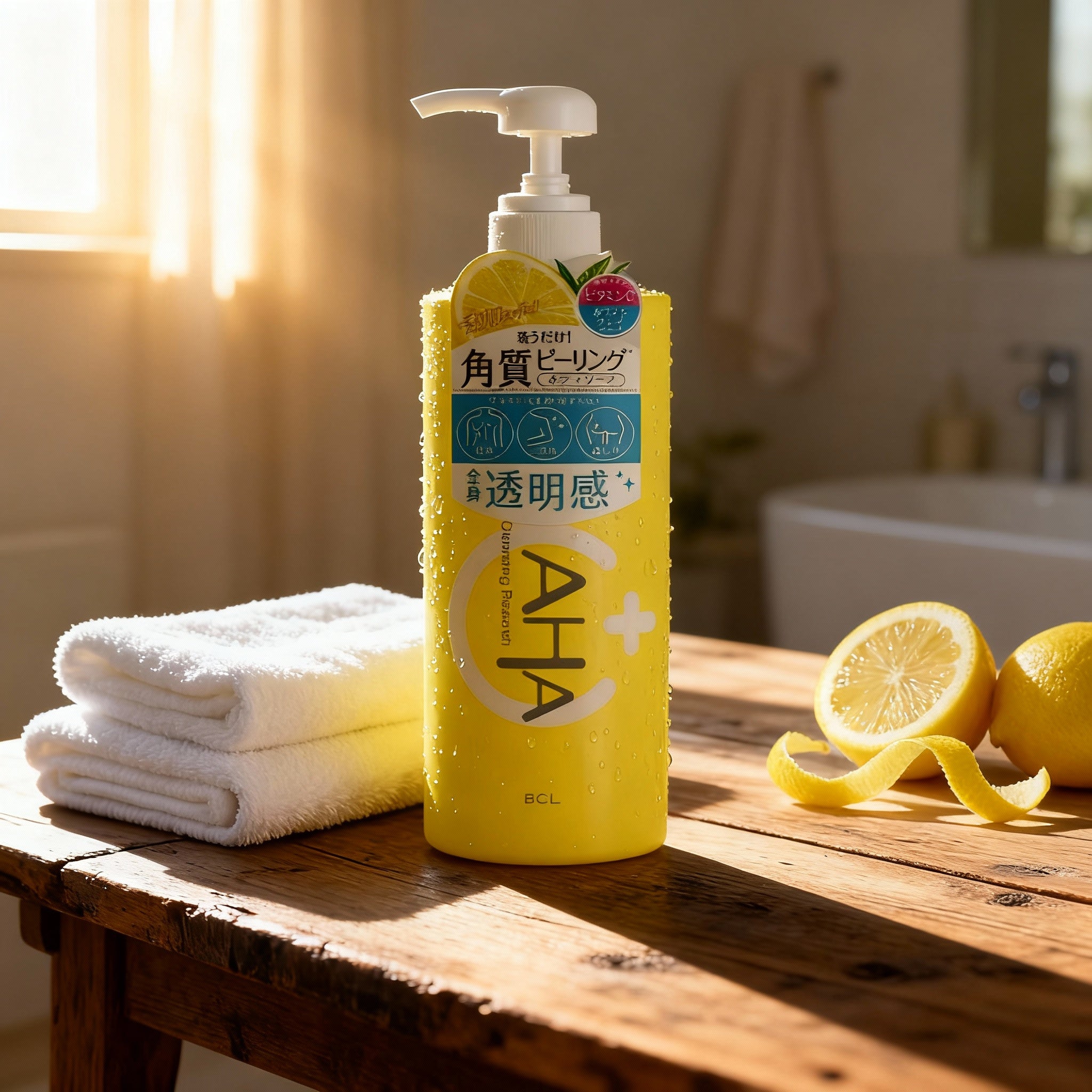 BCL AHA Cleansing Research Body Peel Soap Vitamin C 480ml