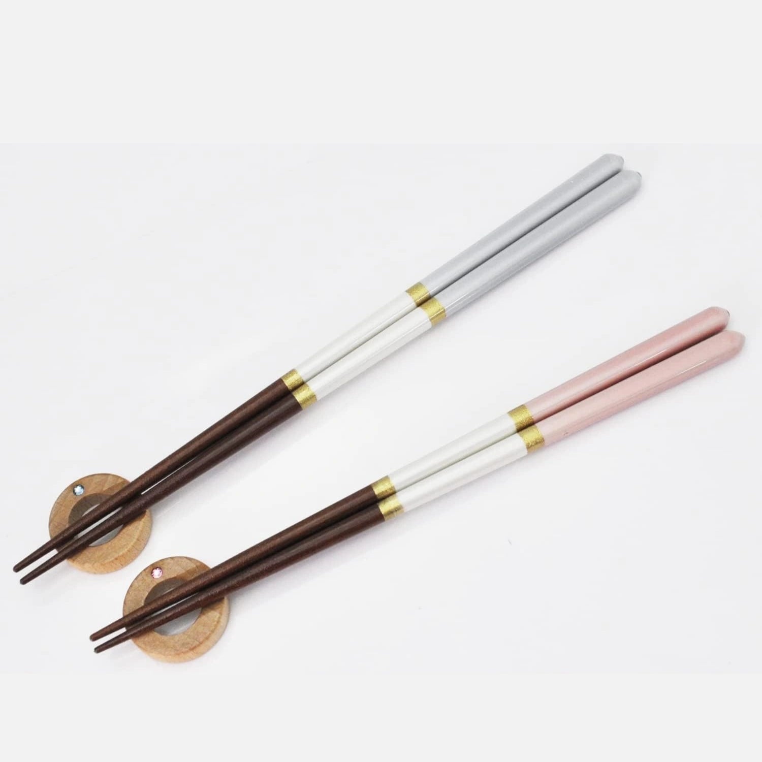 Ishida Gift Best Wishes Chopsticks and Rest Set For Husband and Wife