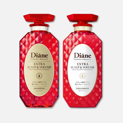 Diane Extra Scalp & Volume Shampoo & Treatment Set 450ml Each