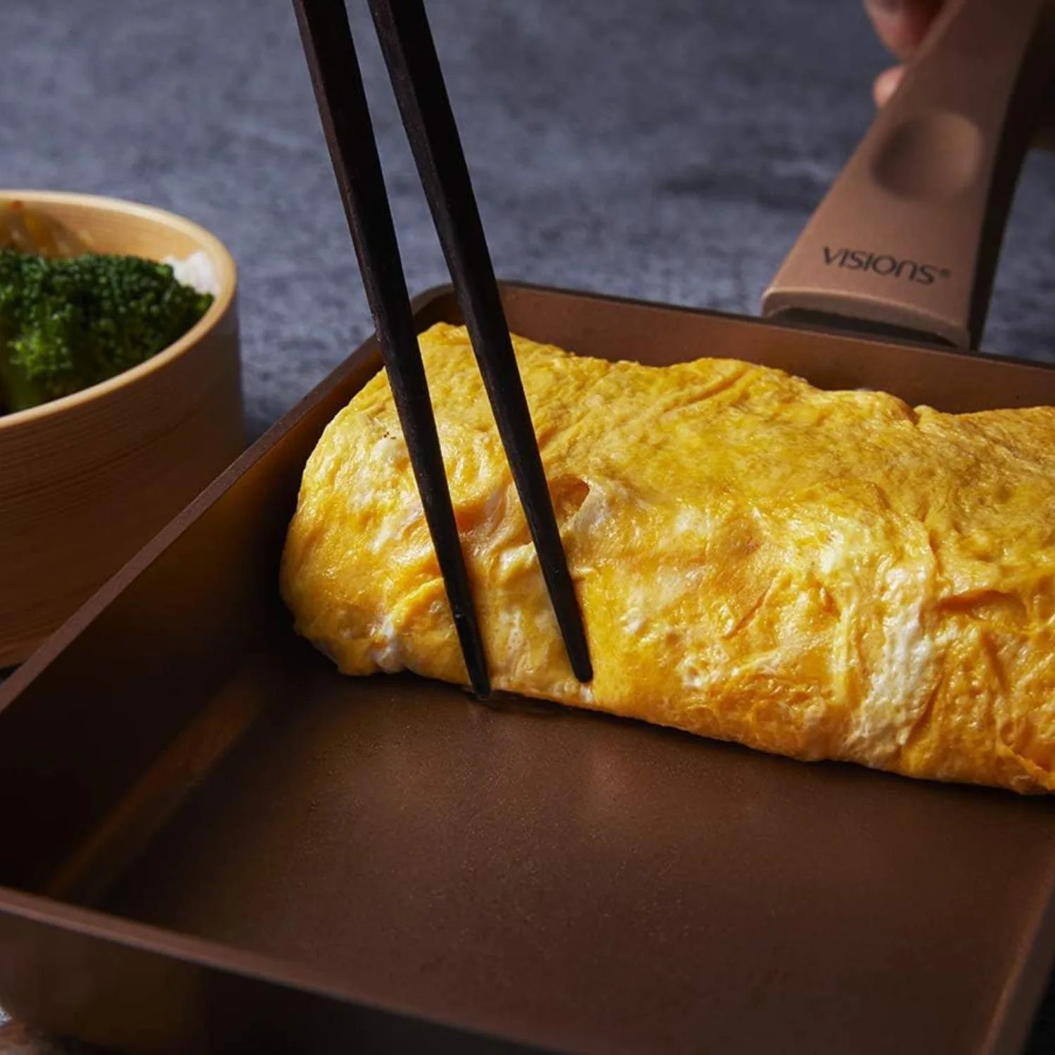 Pearl Metal Visions Egg Omelette Tamagoyaki Frying Pan CP-8816