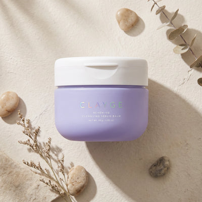 CLAYGE Renewing Cleansing Serum Balm 95g — TOP ANGLE lifestyle view