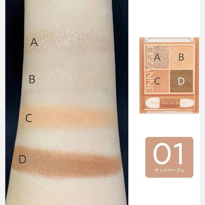 Cezanne Beige Tone Eye Shadow (01 Nuts Beige) 4.3g - Buy Me Japan