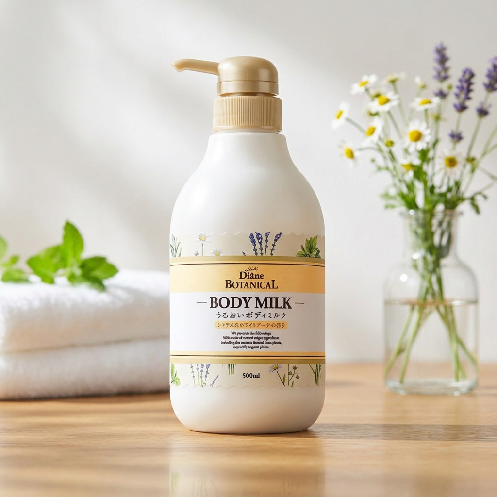 Diane Botanical Deep Moist Body Milk Citrus & White Bouquet 500ml